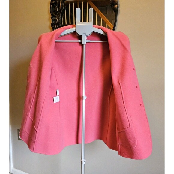 Jones New York Pink Wool Angora Blazer Jacket Womens Size 8 Vintage Y2K Career - Picture 3 of 7